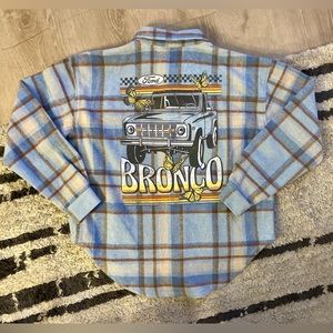 NWT Women's Ford Bronco Graphic Shacket - size small